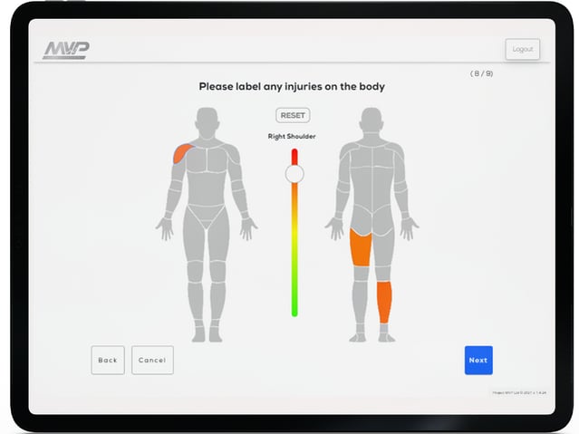 Monitoring injuries